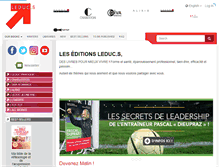 Tablet Screenshot of editionsleduc.com
